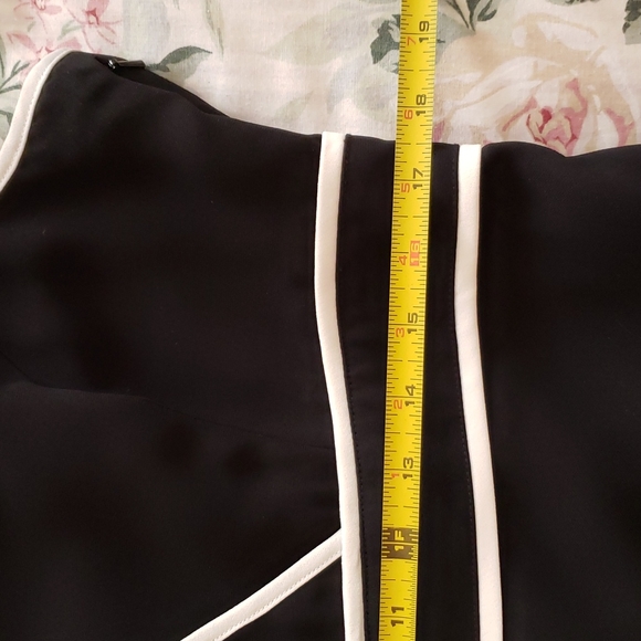Evan Picone black and white Dress 14 EUC - Picture 8 of 8